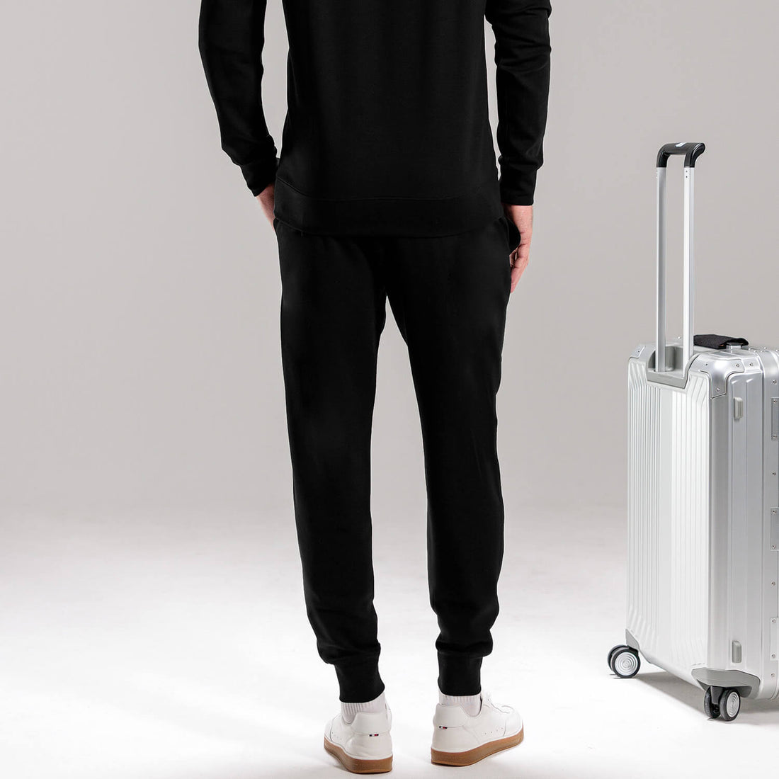 Comfortable travel pants men || Black