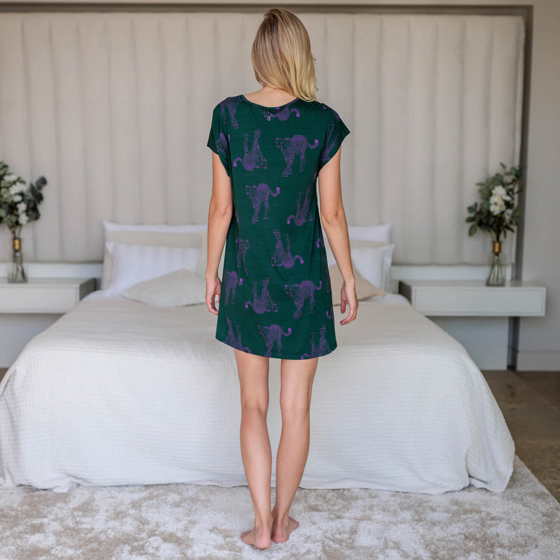 Cooling nightgown women || Cheetah