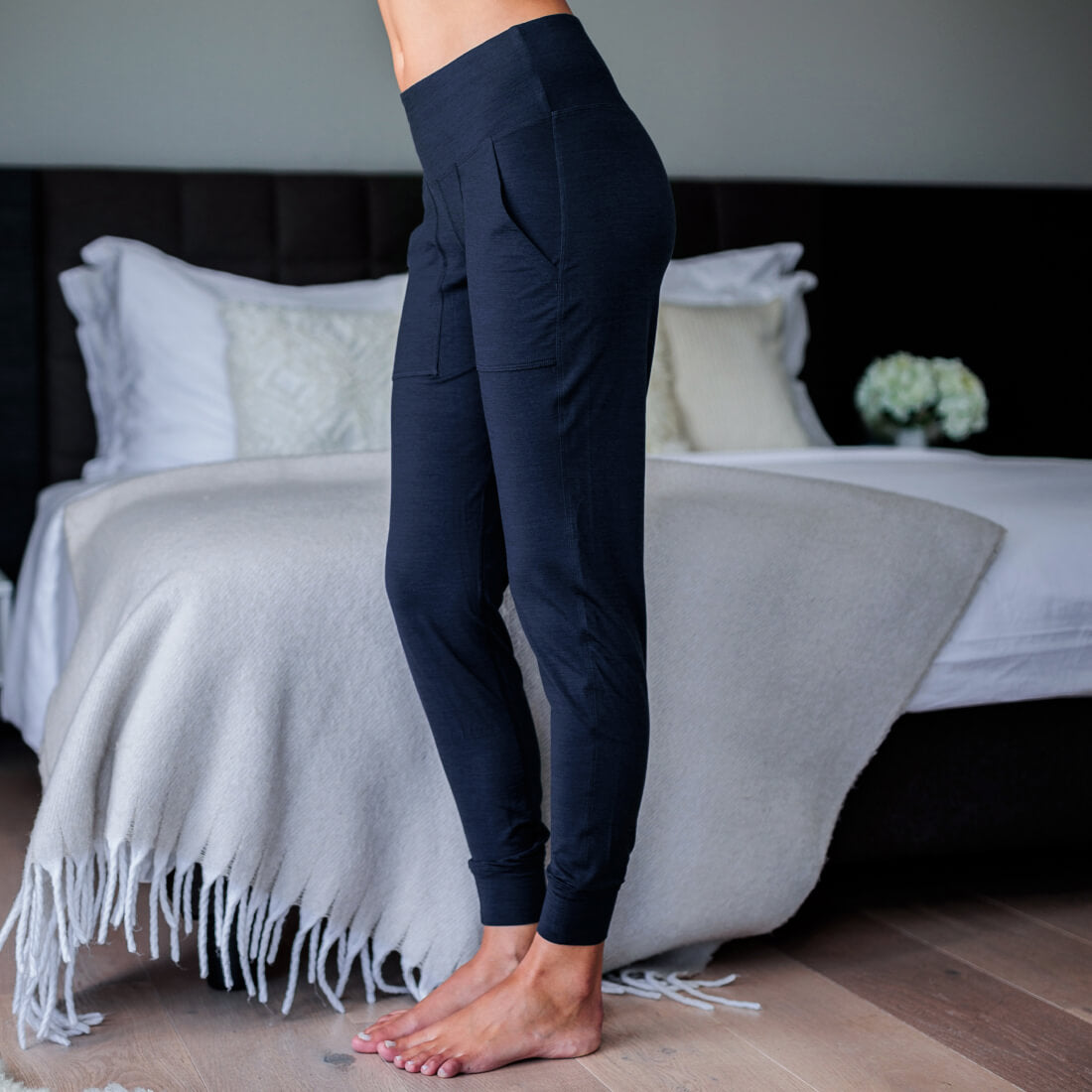 DAGSMEJAN STAY WARM Feather light soft merino pyjamas