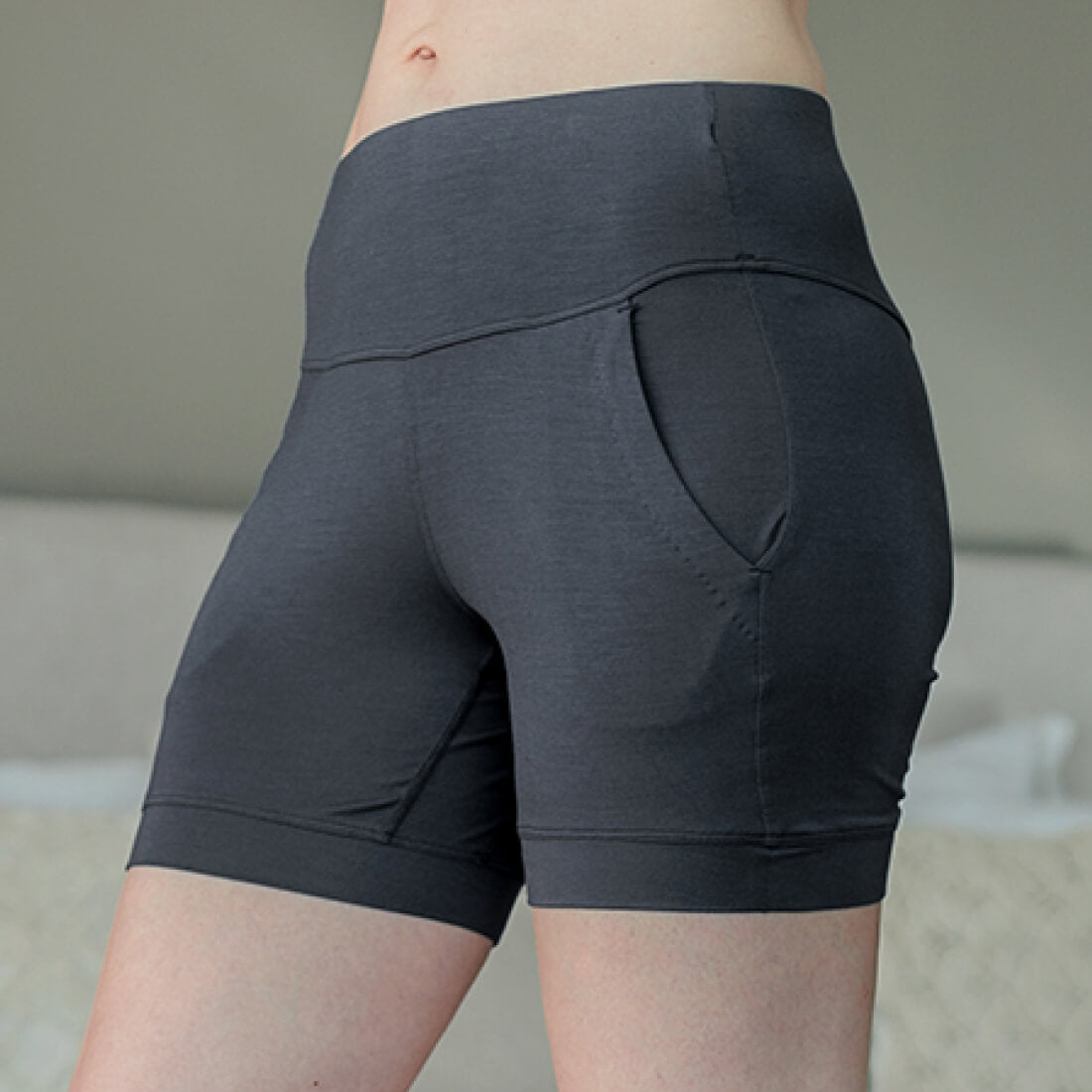 Balance shorts women || Deep grey
