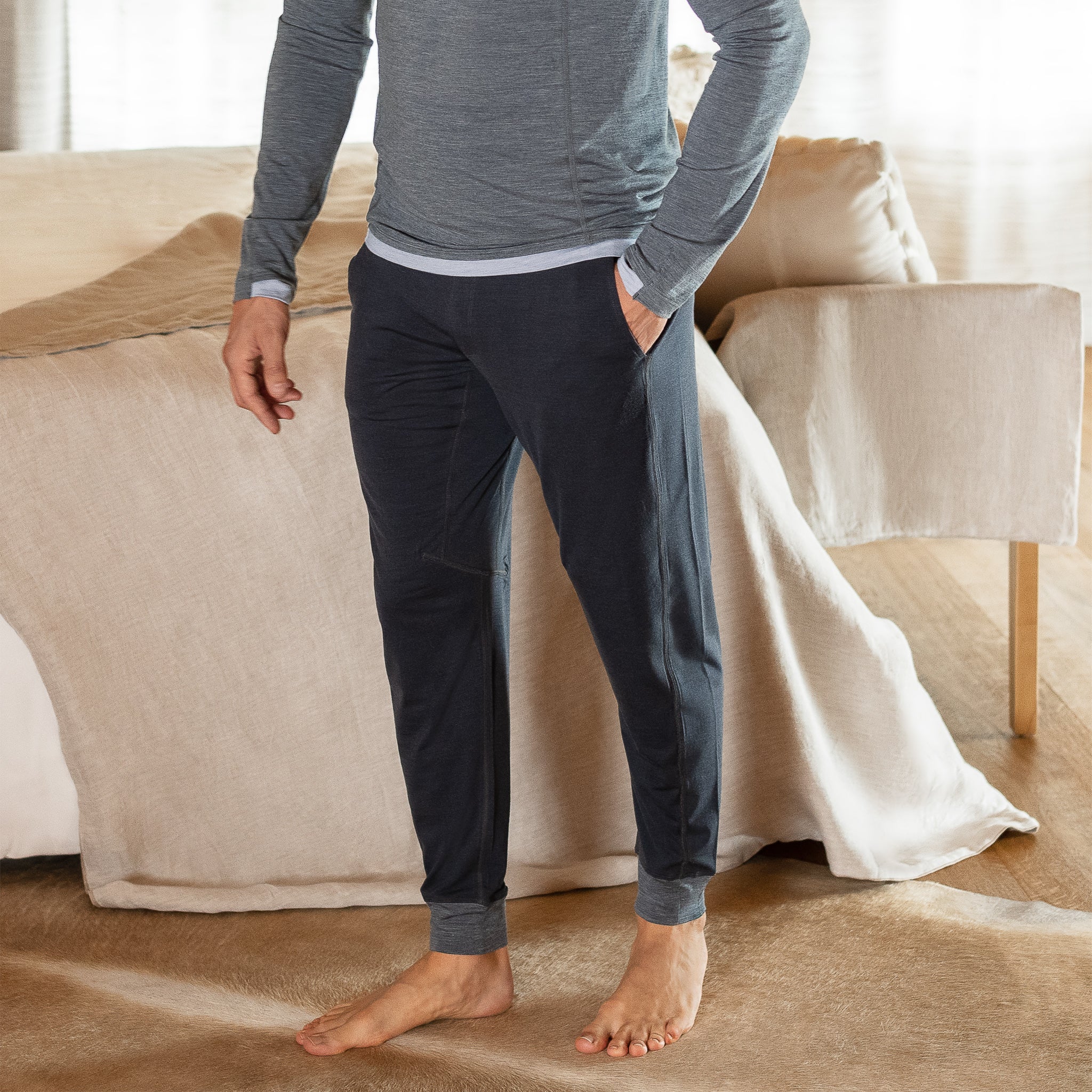 George Men's and Big Men's Feed Stripe Knit Sleep Pajama Pants, S-5XL -  Walmart.com