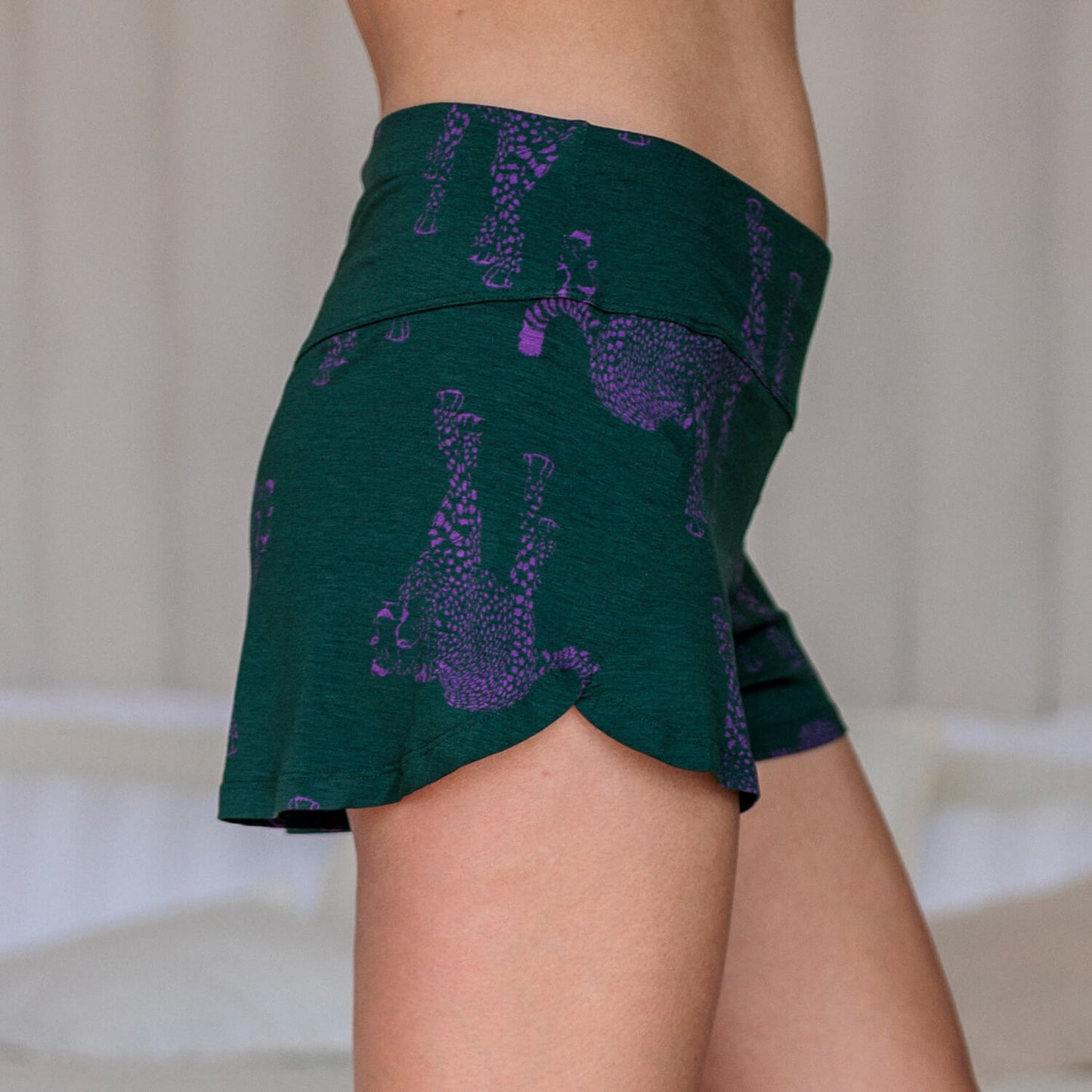 dames verkoelende pyjama shorts | Cheetah