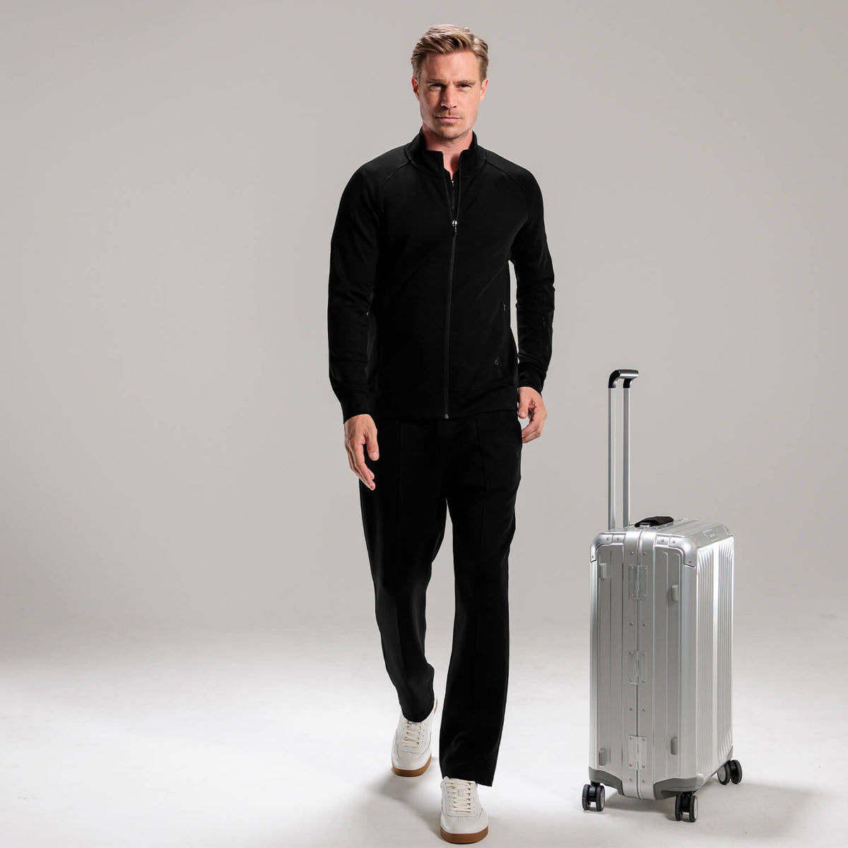 Comfortable travel pants men || Black