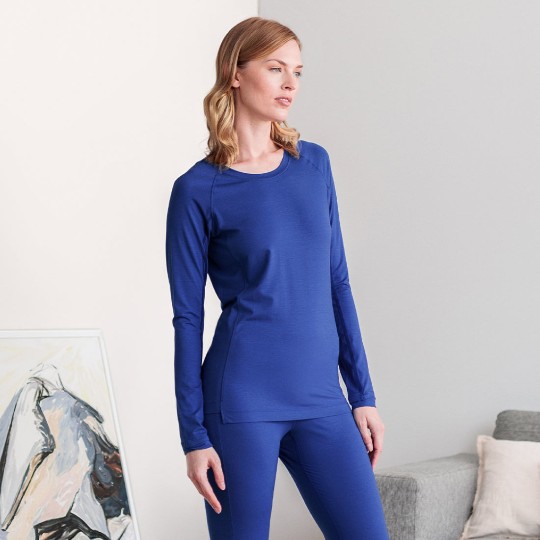 Recovery Pajama top || Azure blue