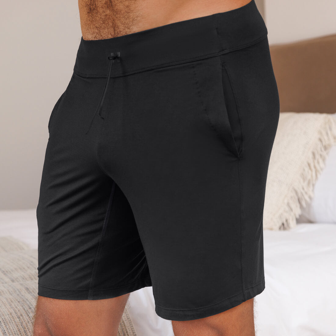 Gift set short pajamas men || Black