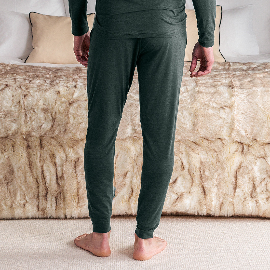 Men s merino wool pajama pants DAGSMEJAN STAY WARM