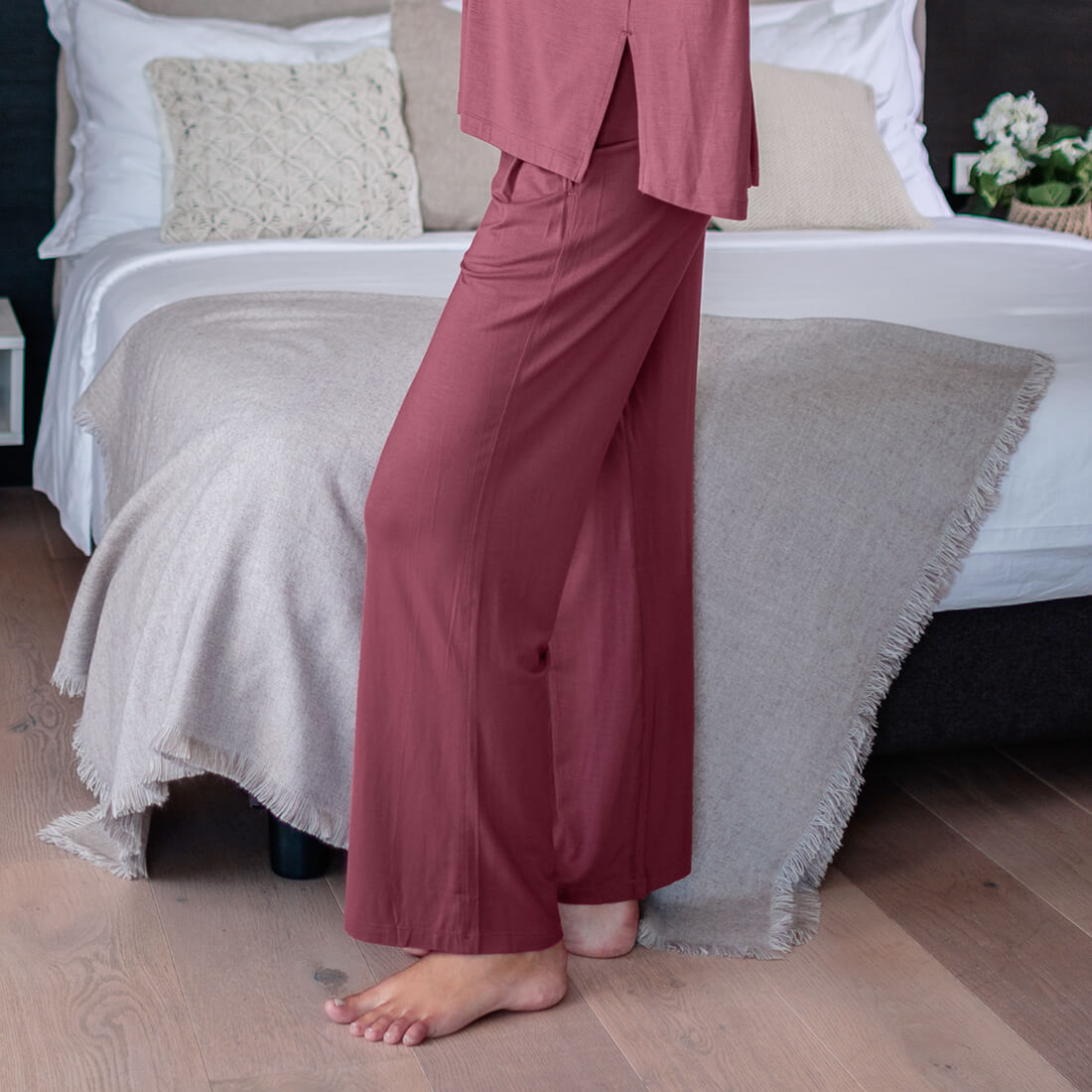 Pyjamabroek Maroon