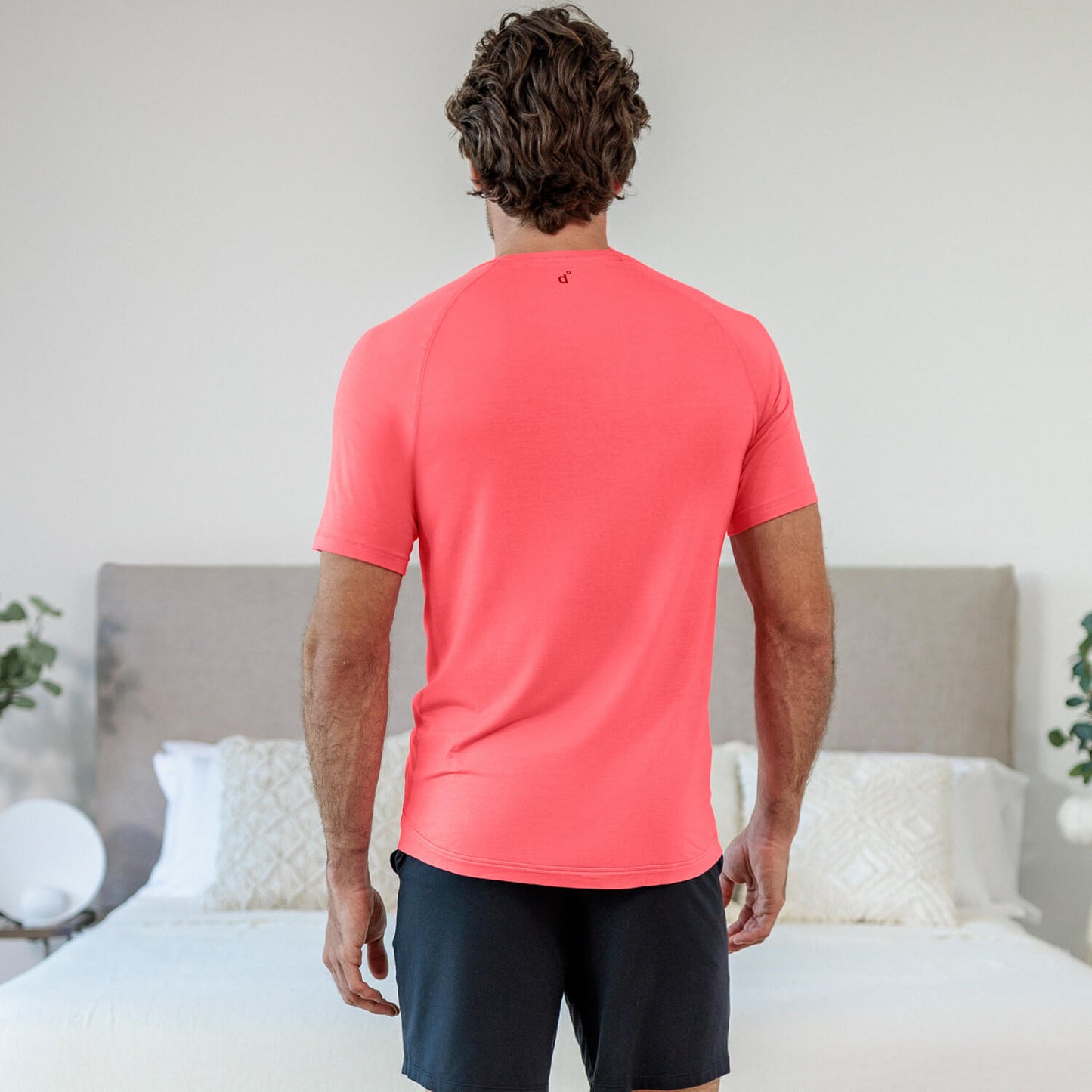 Sleep t-shirt men || Coral blaze