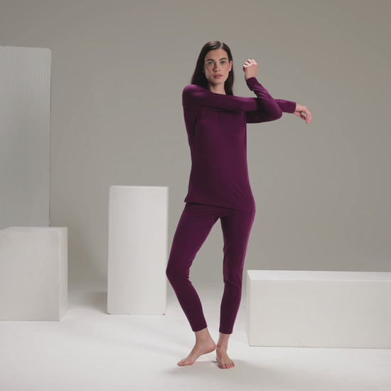 Functional sleepwear for women || Velvet Berry