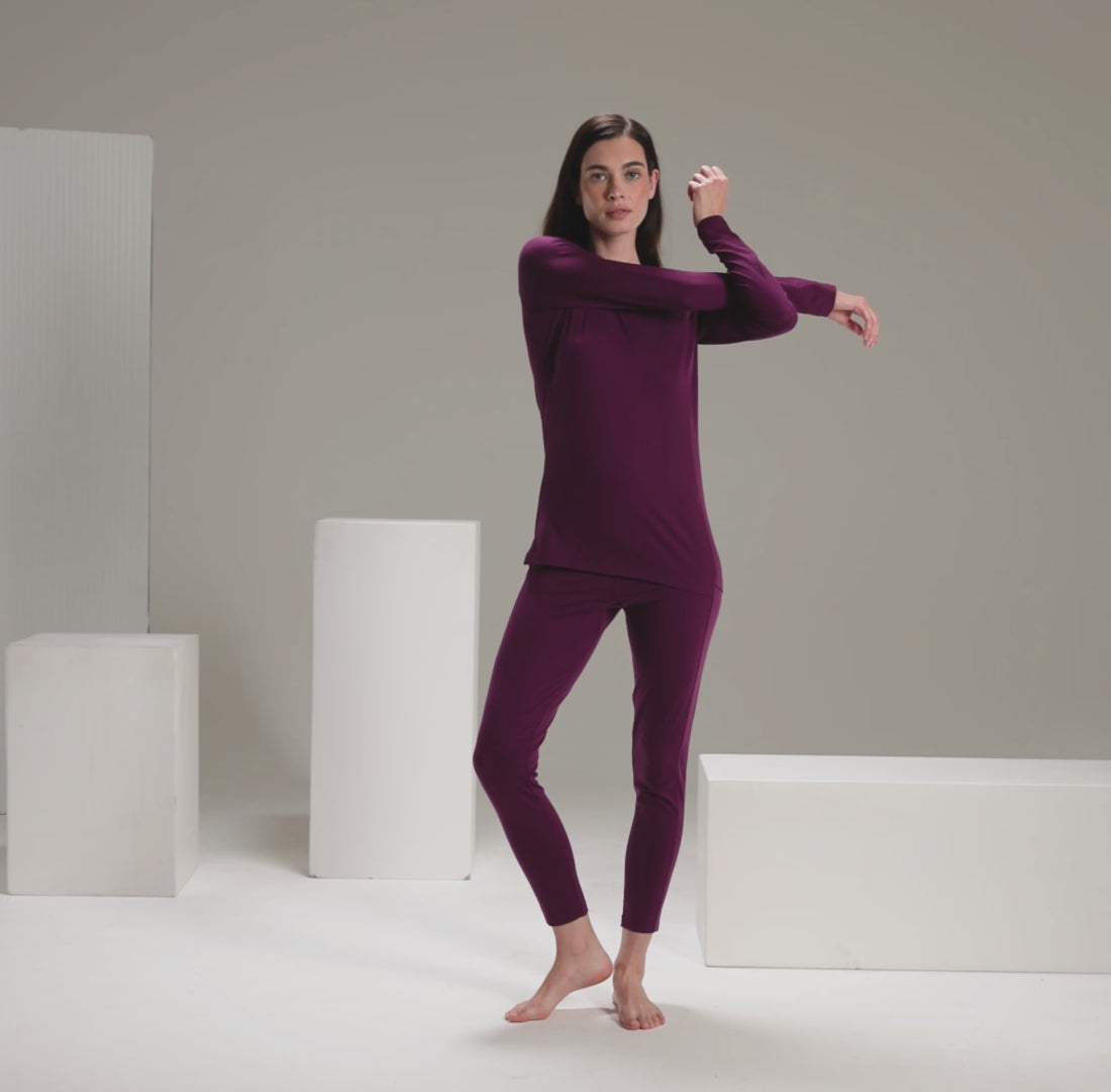Functional sleepwear for women || Velvet Berry