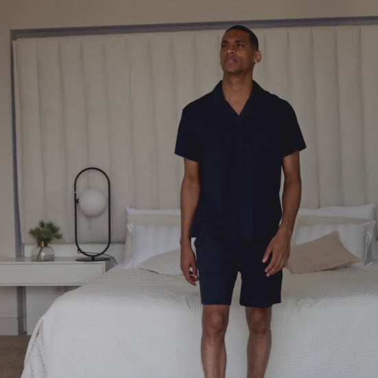 Classic sleep top men || Navy blue