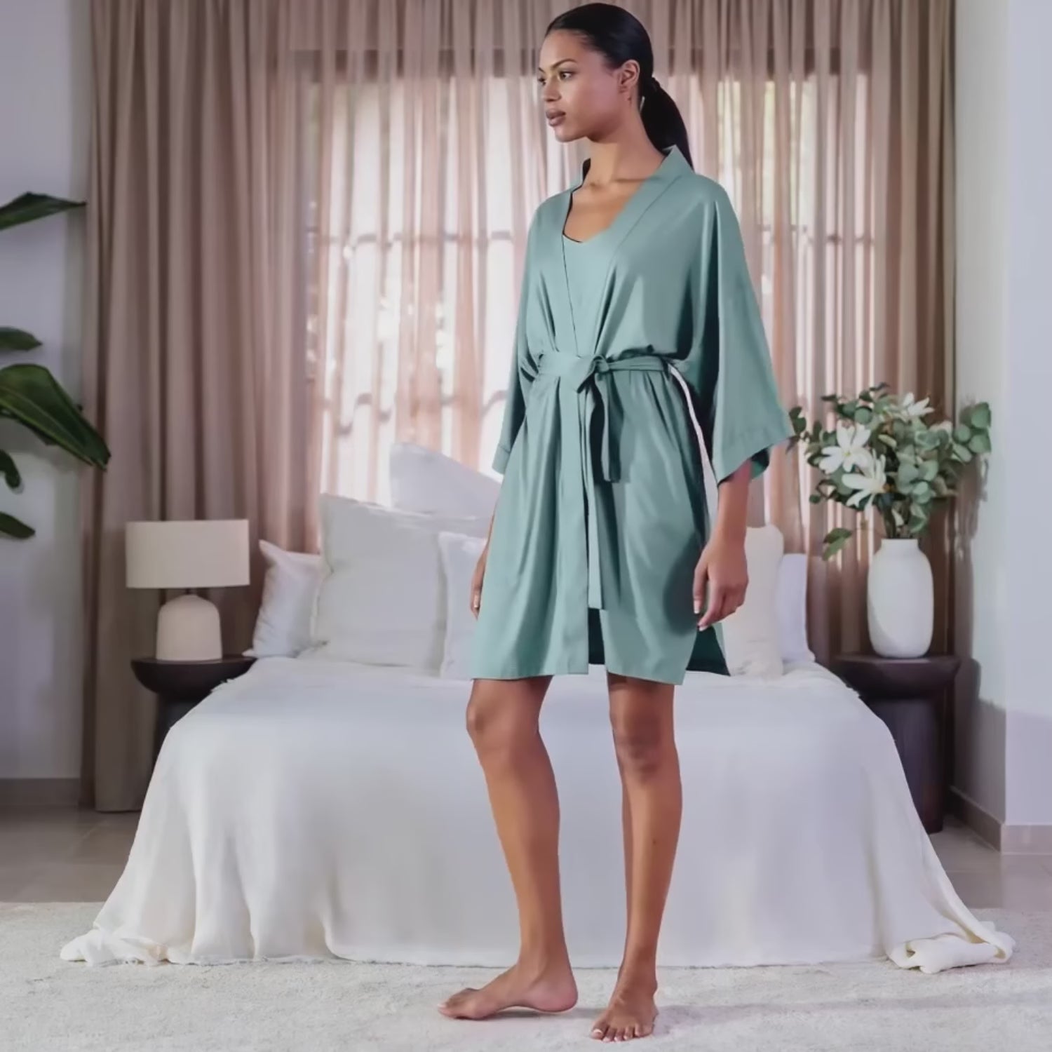 Kimono || Frosted Sage