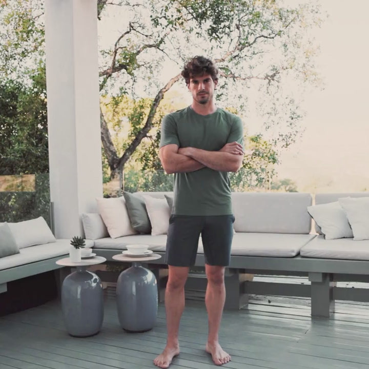 Moisture wicking pajamas || Deep grey