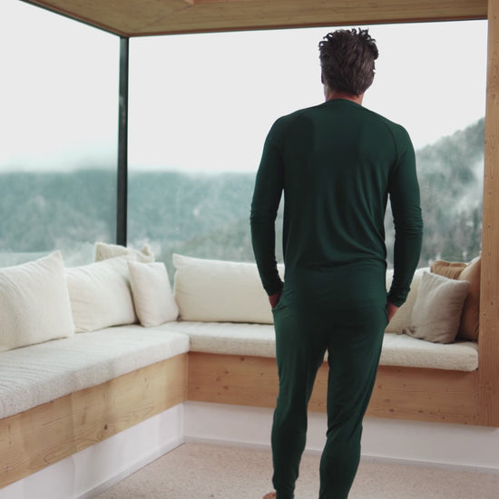 Long sleeve pajama top for men || Midnight Pine