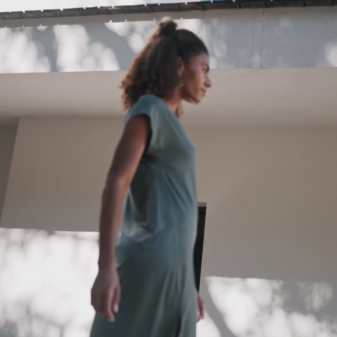 Cooling nightgown women || Sage