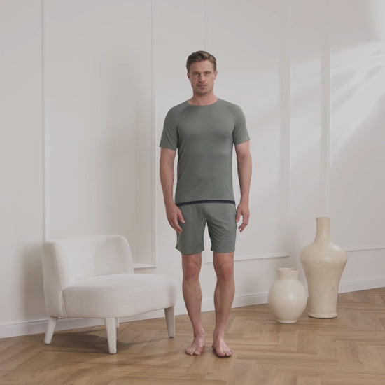 Cooling pajamas mens || Sage