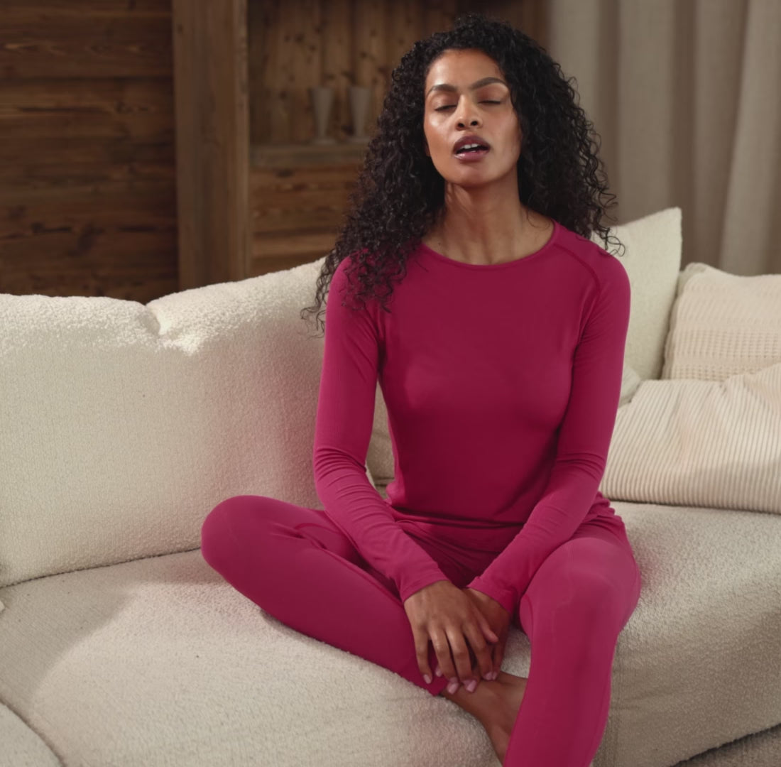 Temperature regulating pajama || Ruby Plum
