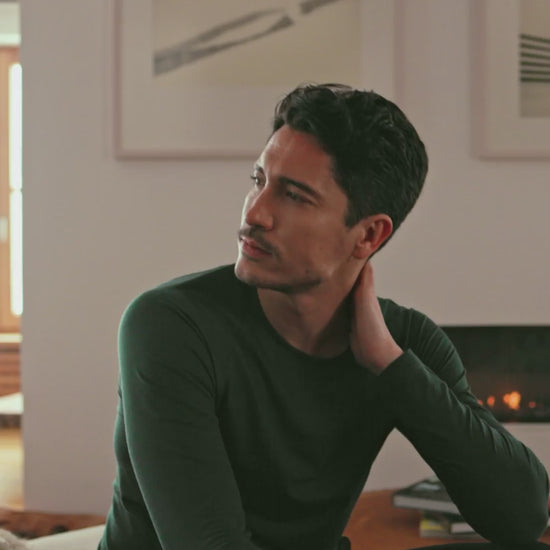 Thermal pajamas mens || Emerald