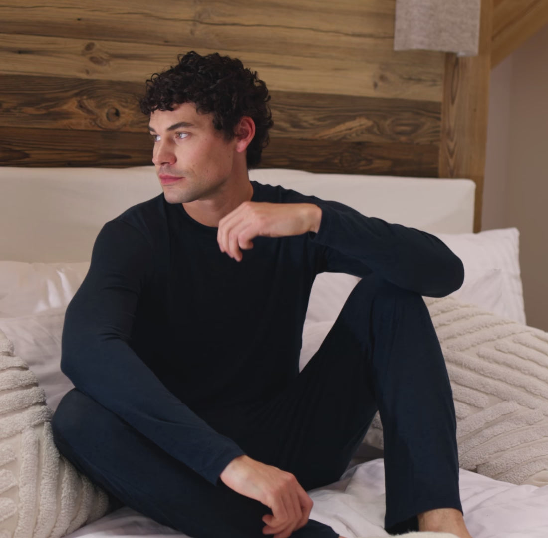 Collagen Pajamas men || Navy blue