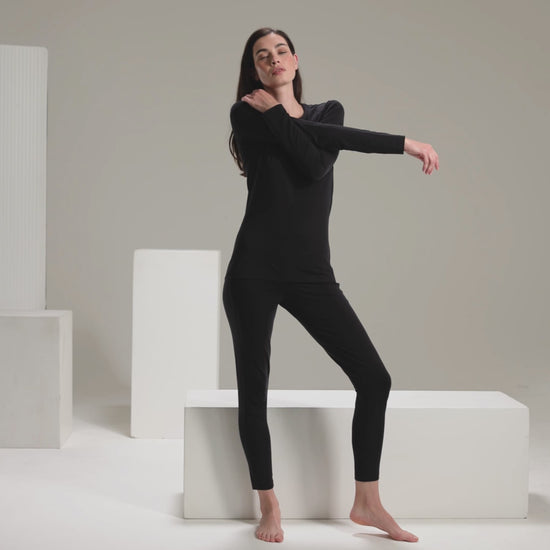 Functional sleepwear for women || Black