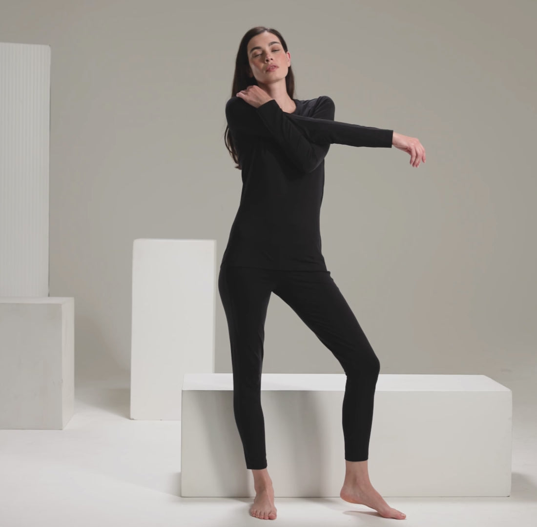 Functional sleepwear for women || Black