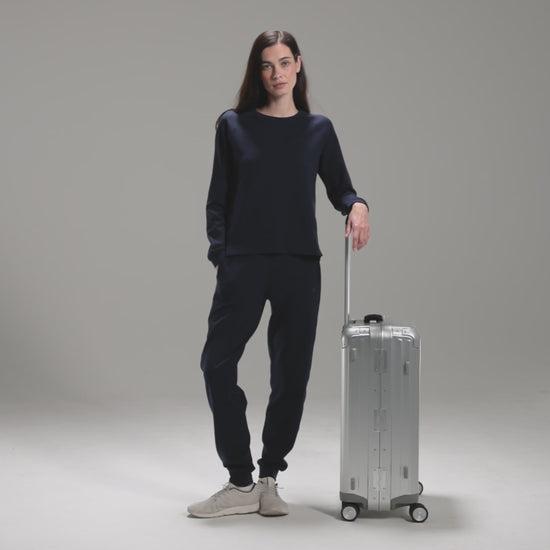 Travel lounge set women || Navy blue