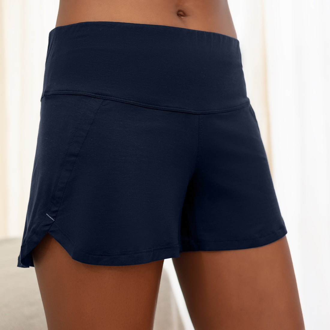 Women's cooling pajamas shorts || Navy blue