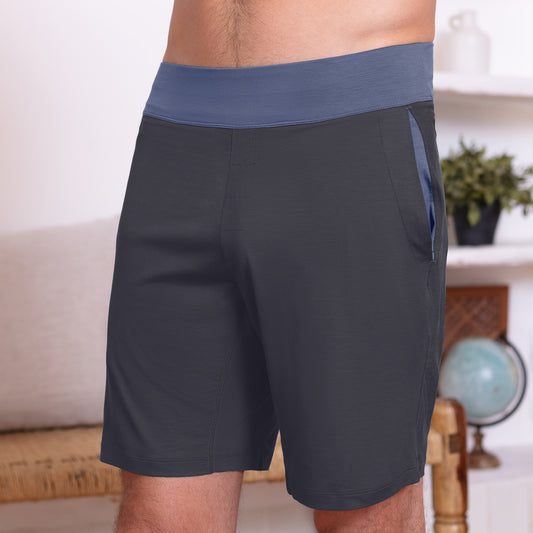 Cooling pajamas mens shorts || Cool grey