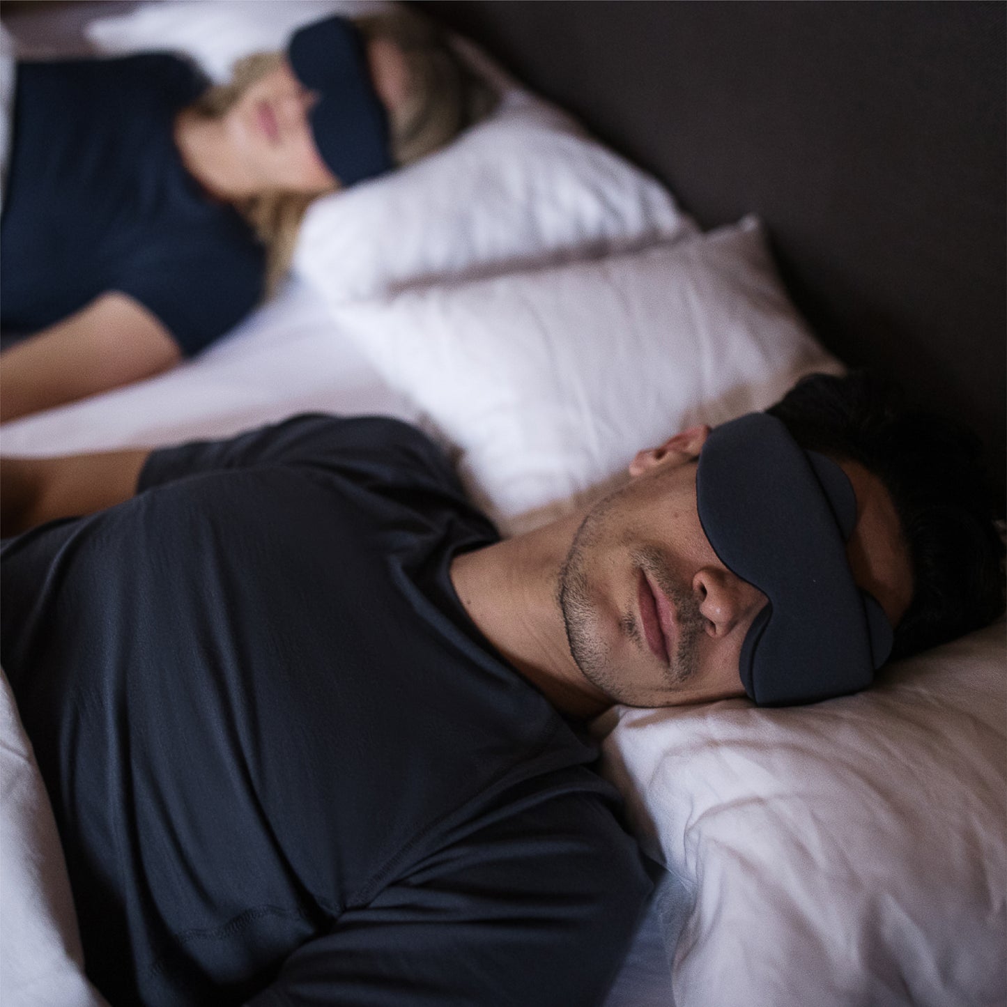 Balance blackout sleep mask couple || Deep grey